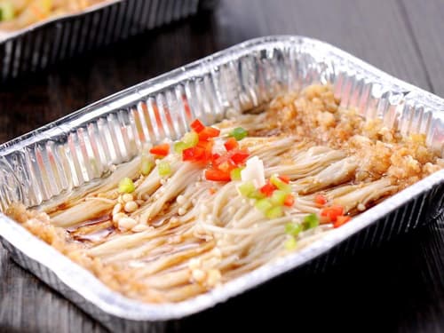 南林乡锡纸烤金针菇